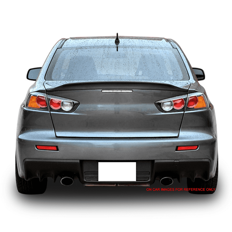 Roof Trunk Spoiler Fits 08-17 Mitsubishi Lancer Matte Black Roof Trunk Spoiler Fits 08-17 Mitsubishi Lancer Matte Black